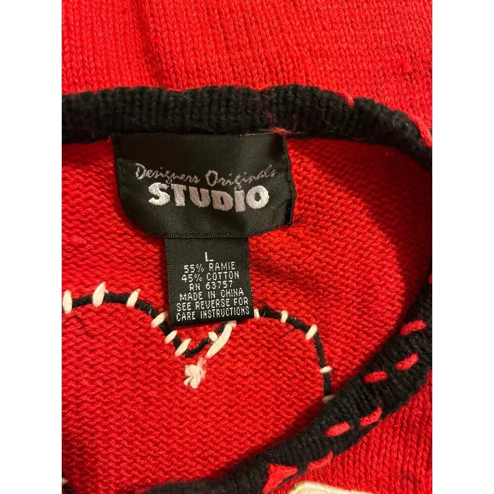 Designers Original Studio | Vintage Knit Holiday Cardigan | Large - Picture 15 of 15